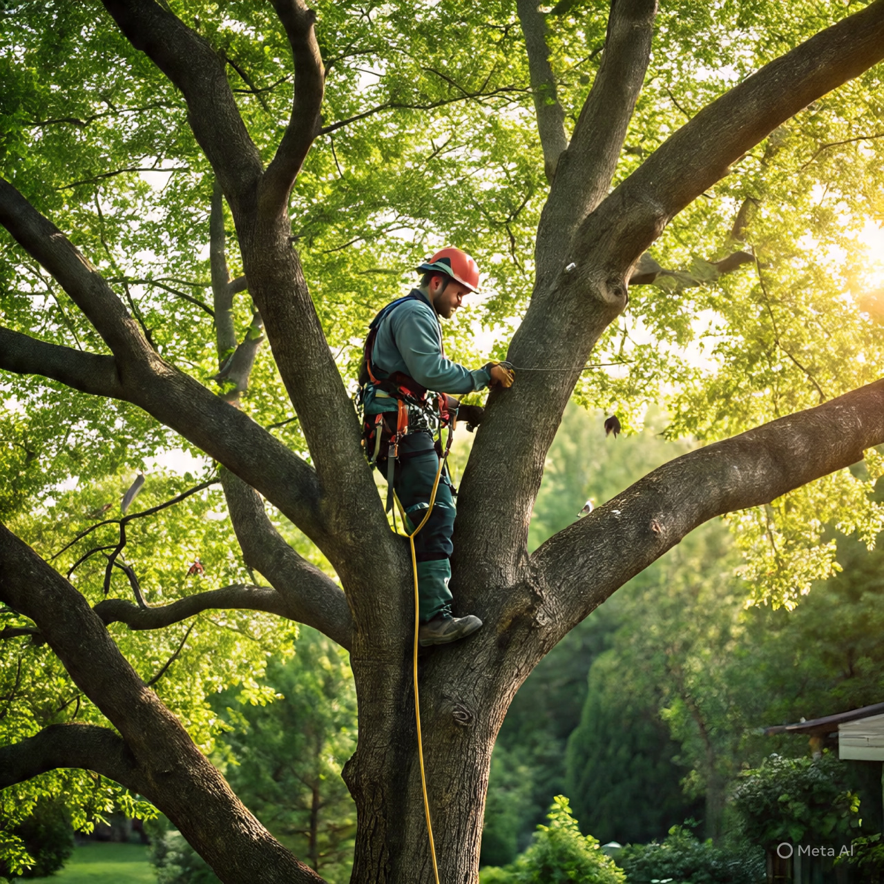 Tree topping service